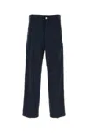 Bottega Veneta Men's Light Cotton Twill Trousers In Blue