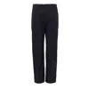 Bottega Veneta Navy Blue Cotton Pant In Blue