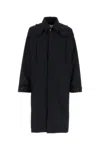 Bottega Veneta Nylon Blend Trench Coat With Buttoned Cuffs
