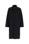Bottega Veneta Nylon Blend Trench Coat With Buttoned Cuffs