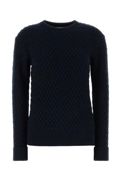Bottega Veneta Navy Blue Wool Sweater