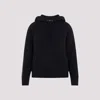 Bottega Veneta Cashmere Hooded Sweatshirt In Blue