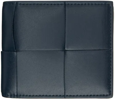 Bottega Veneta Slim Cassette Long Wallet In Black