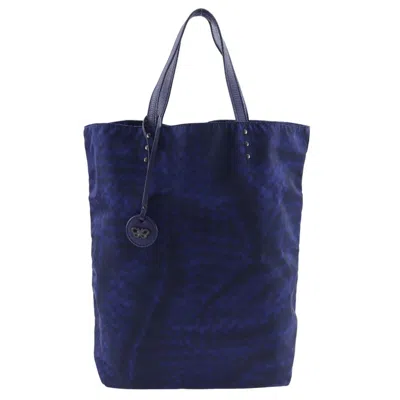 Pre-owned Bottega Veneta Navy Nylon Tote Bag ()