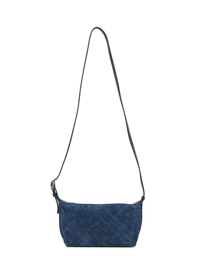 Bottega Veneta Neptune Traveler Phone Pouch Bag In Blue