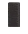 Bottega Veneta Nero Intrecciato Continental Wallet In Black