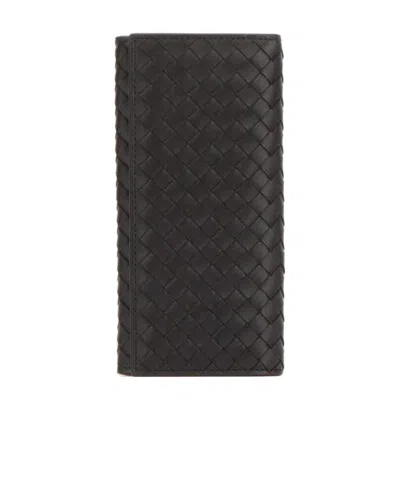 Bottega Veneta Nero Intrecciato Continental Wallet In Black
