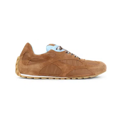 Bottega Veneta New Amber Orbit Flash Sneakers In Brown