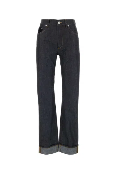 Bottega Veneta Jeans Straight With 5 Pockets In Animal Print