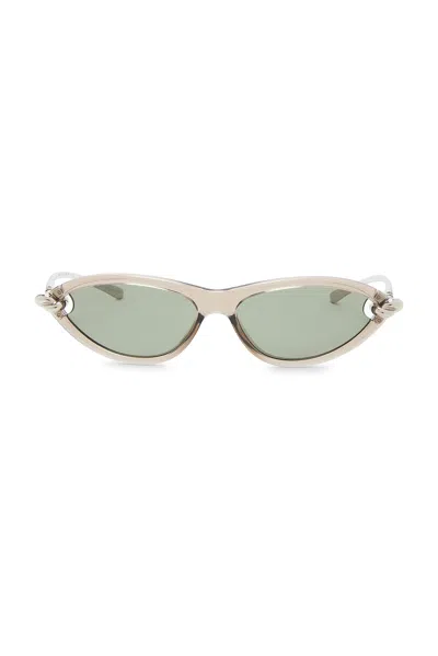 Bottega Veneta New Knot Cat Eye Sunglasses In Neutral