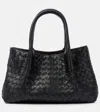 Bottega Veneta New Tote Intrecciato Small Reversible Leather Tote Bag In Brown