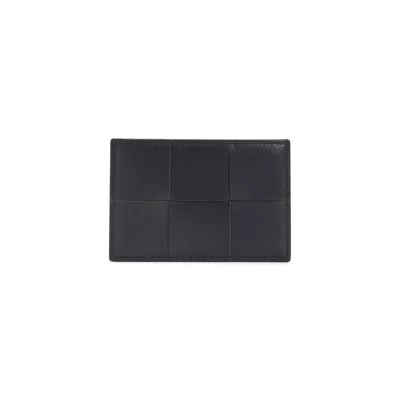 Bottega Veneta Nocturnal Blue Leather Cassette Credit Card Case