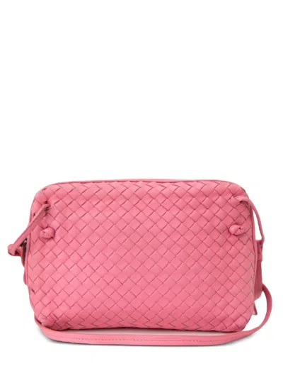 Pre-owned Bottega Veneta Nodini Crossbody Bag In Pink