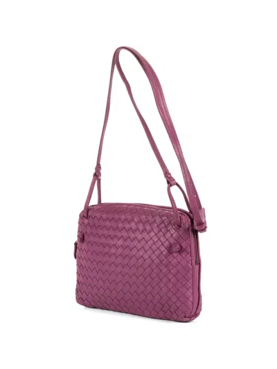 Pre-owned Bottega Veneta Nodini Shoulder Bag In Purple