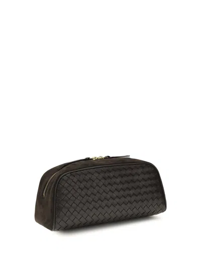 Bottega Veneta Nodo Clutch In Black
