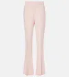 Bottega Veneta Notebook Printed Flared Pants In Pink