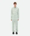 Bottega Veneta Notebook Wool Twill Trousers In Dewdrop/pink/blue