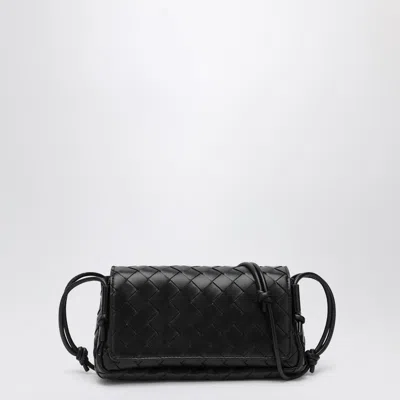 Bottega Veneta Notturno Bag In Black Intrecciato