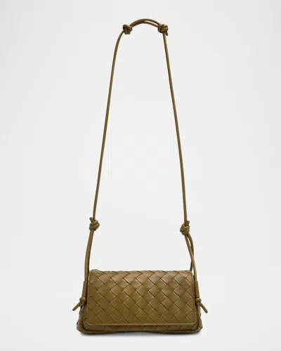 BOTTEGA VENETA NOTTURNO NAPPA LEATHER POUCH BAG