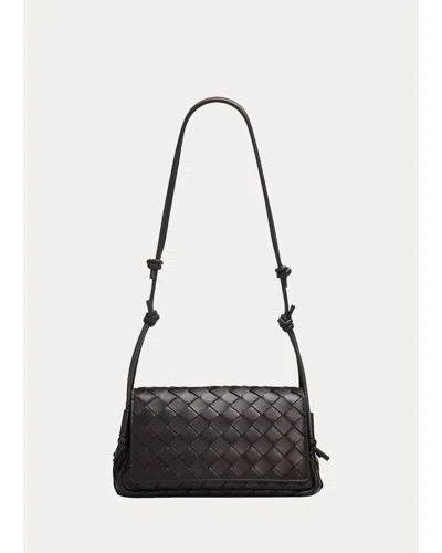 Bottega Veneta Notturno Nappa Leather Shoulder Bag In Fondant