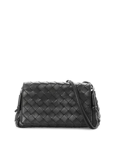 Bottega Veneta Notturno Pouch In Black
