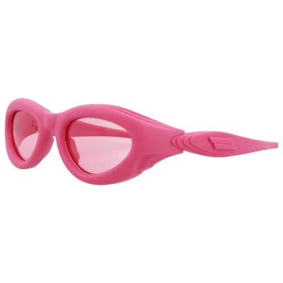 Bottega Veneta Novelty Unisex Sunglasses In Pink
