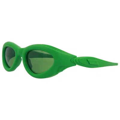 Bottega Veneta Novelty Unisex Sunglasses In Green