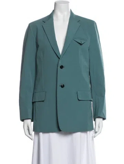 Pre-owned Bottega Veneta Nylon Blazer In Green