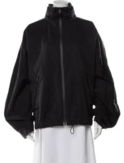 Pre-owned Bottega Veneta Nylon Jacket In Gray