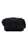 Bottega Veneta Padded Tech Cassette Piccola Crossbody Bag In Black