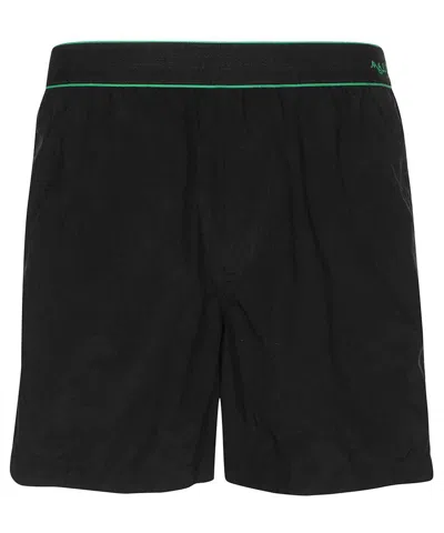 Bottega Veneta Nylon Swim Shorts In Black