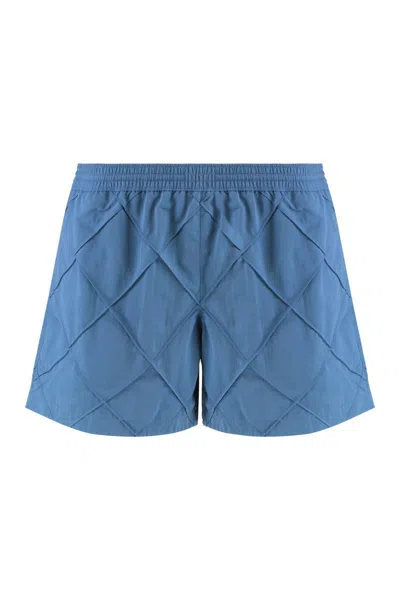 Bottega Veneta Nylon Swim Shorts In Blue