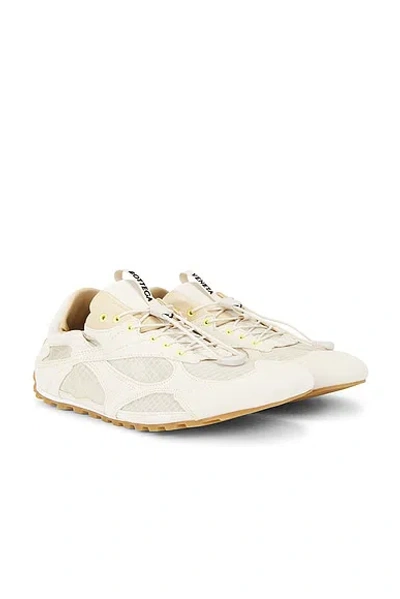 Bottega Veneta Orbit Flash Suede And Nylon Sneakers In Neutral