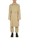 Bottega Veneta Men's Nylon Trench Coat