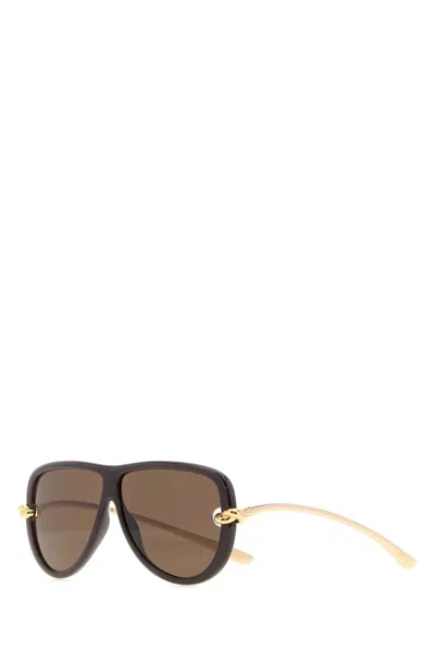 Bottega Veneta Occhiali Da Sole In Animal Print