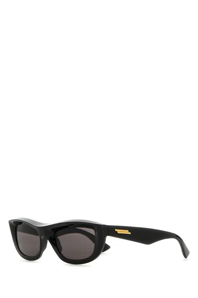 Bottega Veneta Occhiali Da Sole In Acetato Nero  Unisex In Black