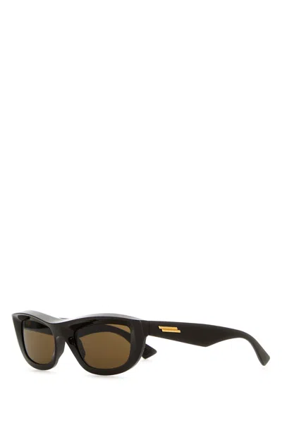 Bottega Veneta Occhiali Da Sole In Acetato Testa Di Moro  Unisex In Black