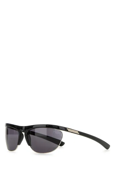 Bottega Veneta Occhiali Da Sole Bicolor In Acetato E Metallo Unisex In Black