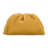 Bottega Veneta Ocra/gold The Pouch 20 Bag In Ocra/gold