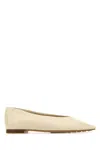Bottega Veneta Women Ivory Leather Sofia Ballerinas In Off White