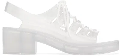 Bottega Veneta Jelly Pudding Rubber Sandals In 8344 Glass