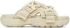 Bottega Veneta Off-white Snap Slide Sandals In 9031-sea Salt