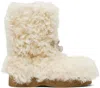 Bottega Veneta Off-white Torino Boots In 9202