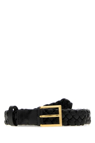 Bottega Veneta Office Belt In Metallic