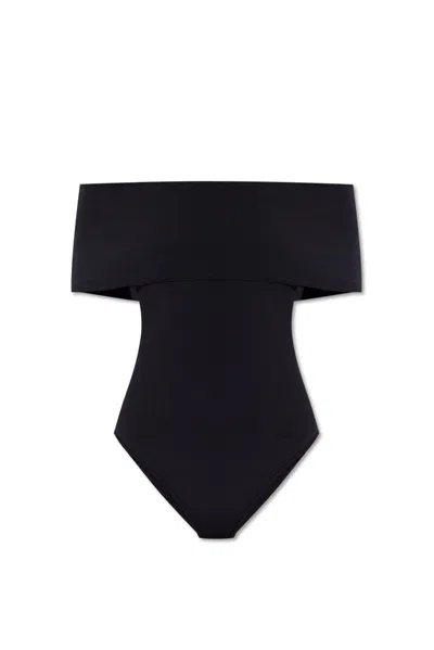 Bottega Veneta One Piece Swimsuit In Black