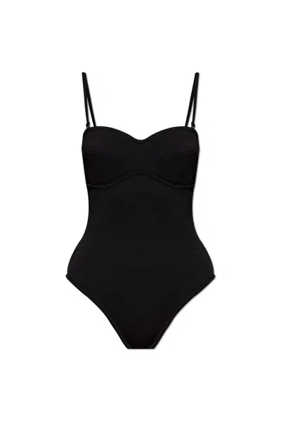 Bottega Veneta One-piece Swimsuit In Black