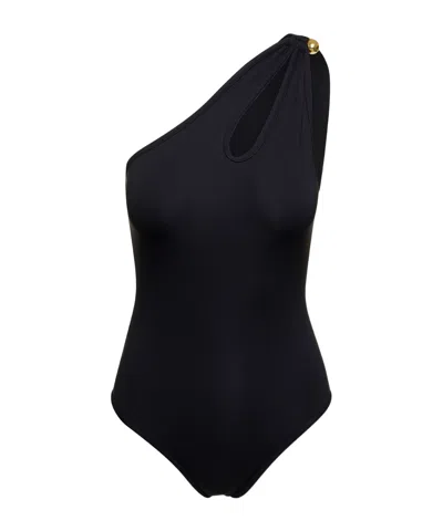 BOTTEGA VENETA BOTTEGA VENETA ONE SHOULDER CUT OUT DETAILED SWIMSUIT