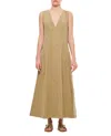 Bottega Veneta Open-back Compact Cotton Dress In Neutrals