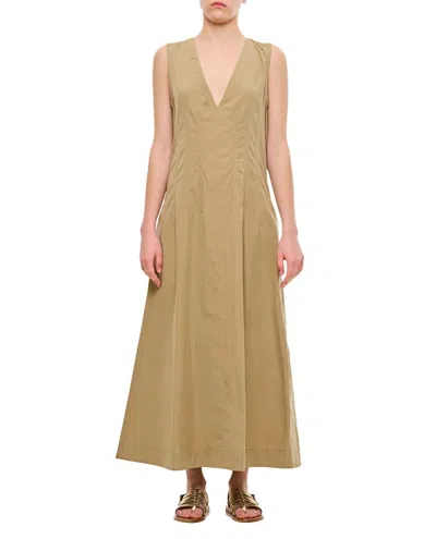 BOTTEGA VENETA OPEN BACK COTTON DRESS