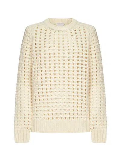 BOTTEGA VENETA OPENKNITTED CREWNECK JUMPER